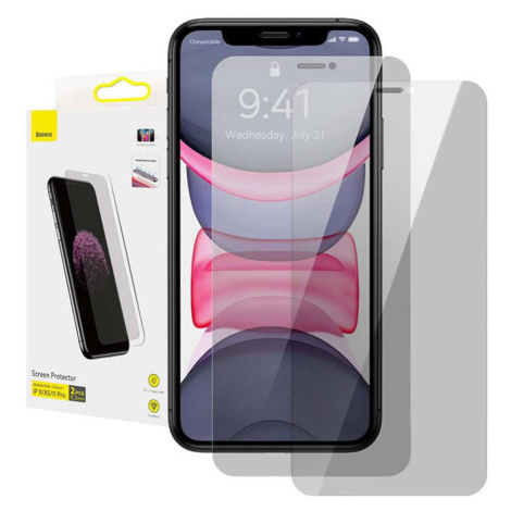 Baseus 0,3 mm Screen Protector (2ks balení) pro iPhone X/XS/11 Pro 5,8 palce