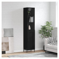 vidaXL Skříň highboard černá 34,5 x 34 x 180 cm kompozitní dřevo