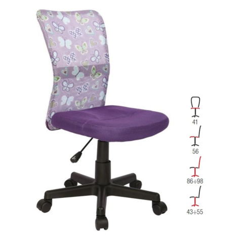 Dětská židle BOSKO, fialová Halmar
