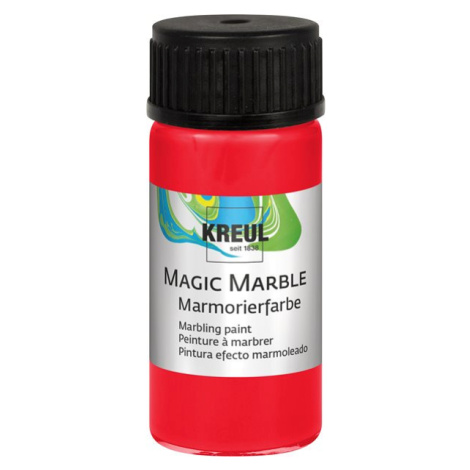 Mramorovací barva Magic Marble 20 ml červená KREUL