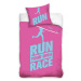 Tip Trade Perkálové povlečení Run Race růžové