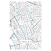 Mapa Utrecht white, 26.7 × 40 cm