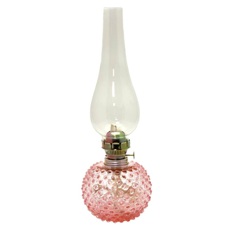 Floriánova huť Petrolejová lampa EMA 38 cm růžová