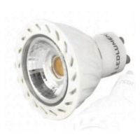 LED žárovka 5W COB GU10 380lm TEPLÁ