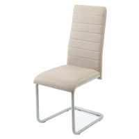 Jídelní židle LYDIA lanýžová/šedá