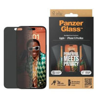 PanzerGlass Privacy Apple iPhone 15 Pro Max s instalačním rámečkem