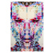 KARE Design Skleněný obraz Pixel Face 120x80cm