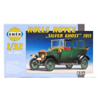 Směr Model Olditimer Rolls Royce stříbrná Ghos 1911 15 2x5 6 cm v krabici 25x14 5x4 1:32