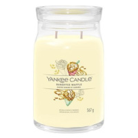 YANKEE CANDLE Signature sklo 2 knoty Banoffee Waffle 567 g