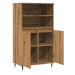 vidaXL Skříň highboard dub artisan 60 x 36 x 110 cm kompozitní dřevo