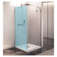 Polysan FORTIS EDGE sprchové dveře bez profilu 800mm, čiré sklo, pravé