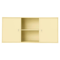 Světle žlutá nízká závěsná komoda 133x61 cm Mistral – Hammel Furniture