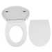 NOVASERVIS WC sedátko, duroplast bílá, panty tvrzený plast WC/SOFTNEW