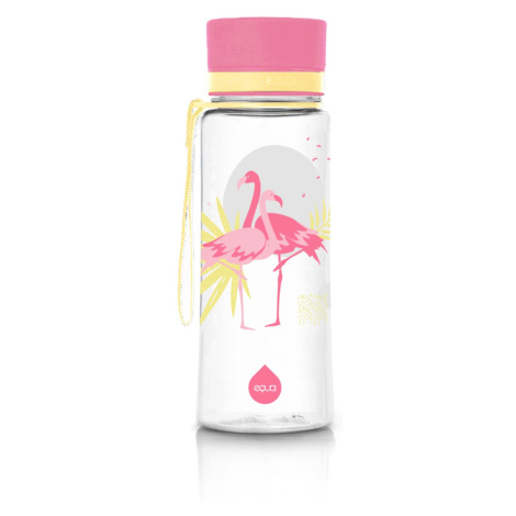 EQUA Flamingo 400 ml a 600 ml ekologická plastová lahev na pití bez BPA Velikost varianty: 400 m