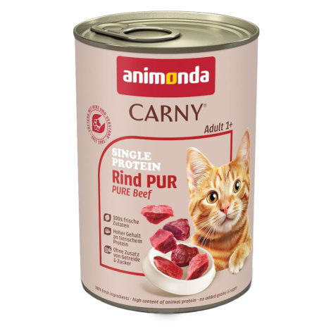Animonda Carny Single Protein Adult 24 ks (24 x 400 g) - čistě hovězí
