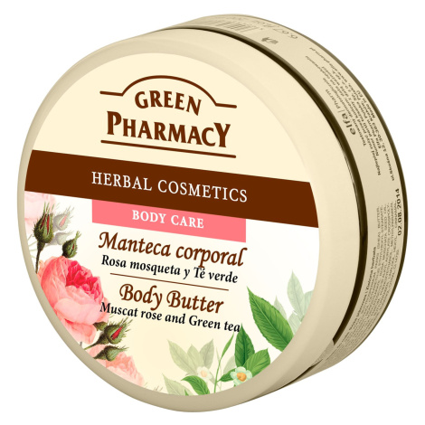 Green Pharmacy Muškátová růže a Zelený čaj tělové máslo 200 ml