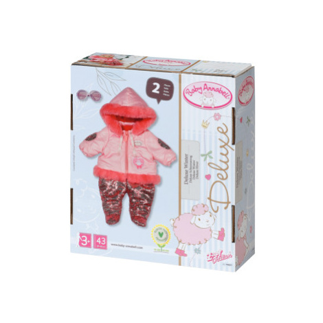 Baby Annabell Zimní kombinéza s flitry Deluxe, 43 cm