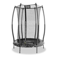 EXIT TOYS Juniorská trampolína EXIT Tiggy s bezpečnostním ø140cm - černá / šedá