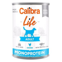 Calibra Dog Life konzerva pro dospělé psy s kuřecím a rýží 400 g