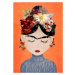 Ilustrace Frida (Orange Version), Treechild, (30 x 40 cm)