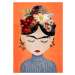 Ilustrace Frida (Orange Version), Treechild, 30 × 40 cm