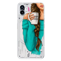 iSaprio My Coffe and Brunette Girl pro Nothing Phone 1