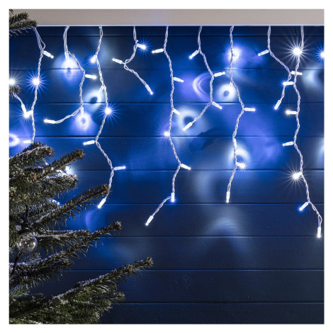 S.O.S. dekorace LED interiérové světelné krápníky - 2,5x0,45m, studená bílá, 90 diod