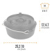 Petromax litinový kotlík Dutch Oven - 18 cm, 1,6 l