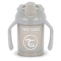 TWISTSHAKE Učící netekoucí hrnek pastelově šedý 230 ml