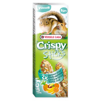 Tyčinky VERSELE-LAGA Crispy s exotickým ovocem pro křečky a veverky 110 g