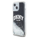 DKNY Liquid Glitter Arch Logo kryt iPhone 14 černý