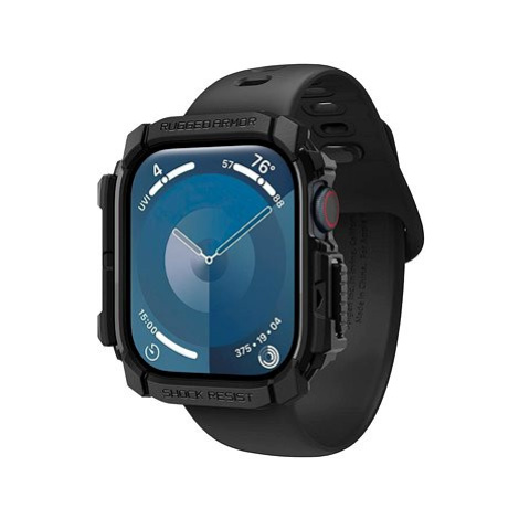 Spigen Rugged Armor Matte Black Apple Watch 10 46mm