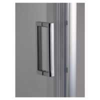 HOPA 3-dílné sprchové dveře do niky MELIDE BARVA rámu Chrom/Leštěný hliník (ALU), Rozměr A 115 c