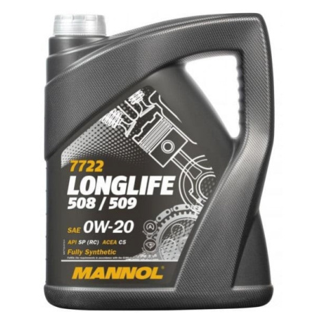 Motorový olej Mannol Longlife 508 / 509 0W-20 (5l)