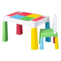 TEGA - Dětská sada stoleček a židlička Multifun multicolor