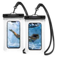 Pouzdro SPIGEN A610 UNIVERSAL WATERPROOF FLOAT CASE 2-PACK CRYSTAL CLEAR (AMP04528)