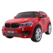 mamido Elektrické autíčko BMW X6 M dvoumístné XXL lakované červené
