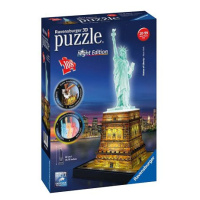 Ravensburger 3D puzzle Socha Svobody 3D (Noční edice) 108 dílků