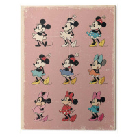 Obraz na plátně Minnie Mouse - Evolution, 2 - 80×60 cm