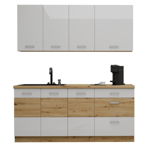 Kuchyňská linka Artisan white 180cm bez pracovní desky BAUMAX