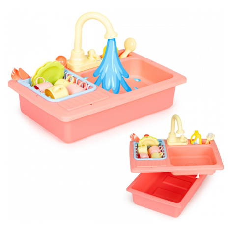 Dřez s kohoutkem na vodu 12 doplňků hračka pro děti