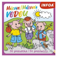 Malování / Maľovanie vodou - Tři prasátky - kniha z kategorie Omalovánky