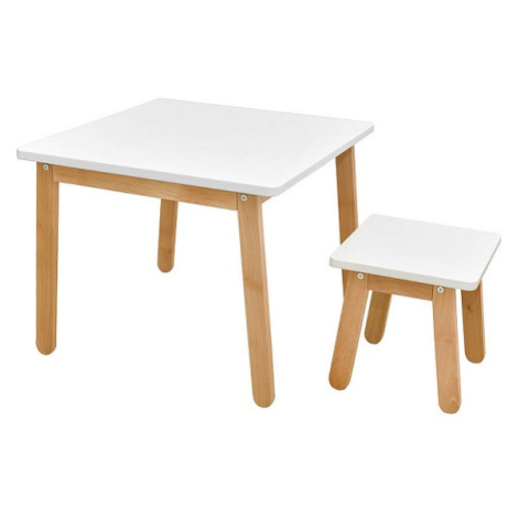 ArtBel Dětský set stůl & židle WOODY Barva: Bílá ArtBell