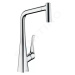 Hansgrohe 14780000 - Dřezová baterie Metris s výsuvnou sprškou, EcoSmart, chrom