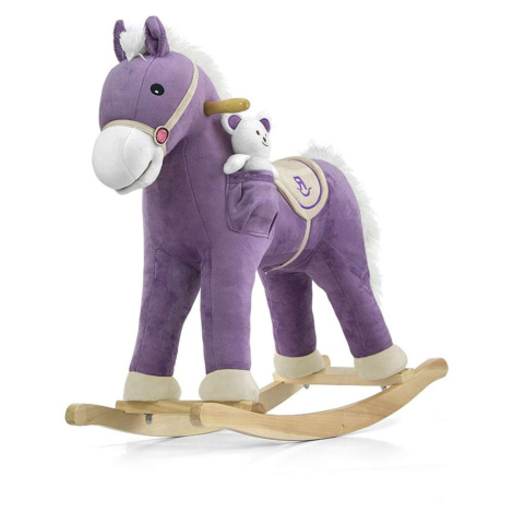 Houpací koník s melodií Milly Mally Pony fialový