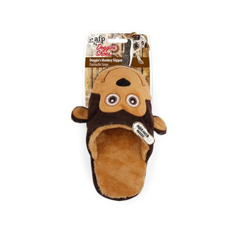 AFP Doggies Shoes Plyšový pantofel – opice