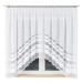 Dekorační oblouková krátká záclona na žabky FILOMENA 160 bílá 370x160 cm MyBestHome