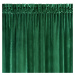 Luxusní sametové závěsy zelené barvy Délka: 270 cm