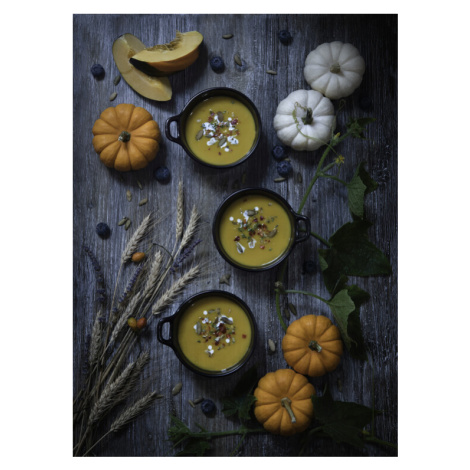 Plakát, Obraz - Pumpkin Soup, Catherine W., 30 × 40 cm