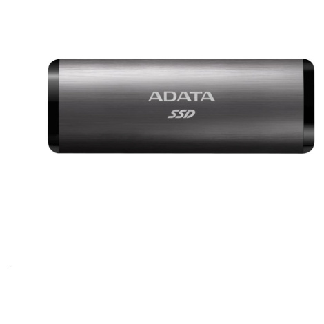 ADATA External SSD 256GB SE760 USB 3.2 Gen2 type C Titanová šeď